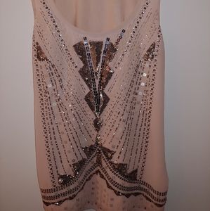 Express Aztec Sequin Tank